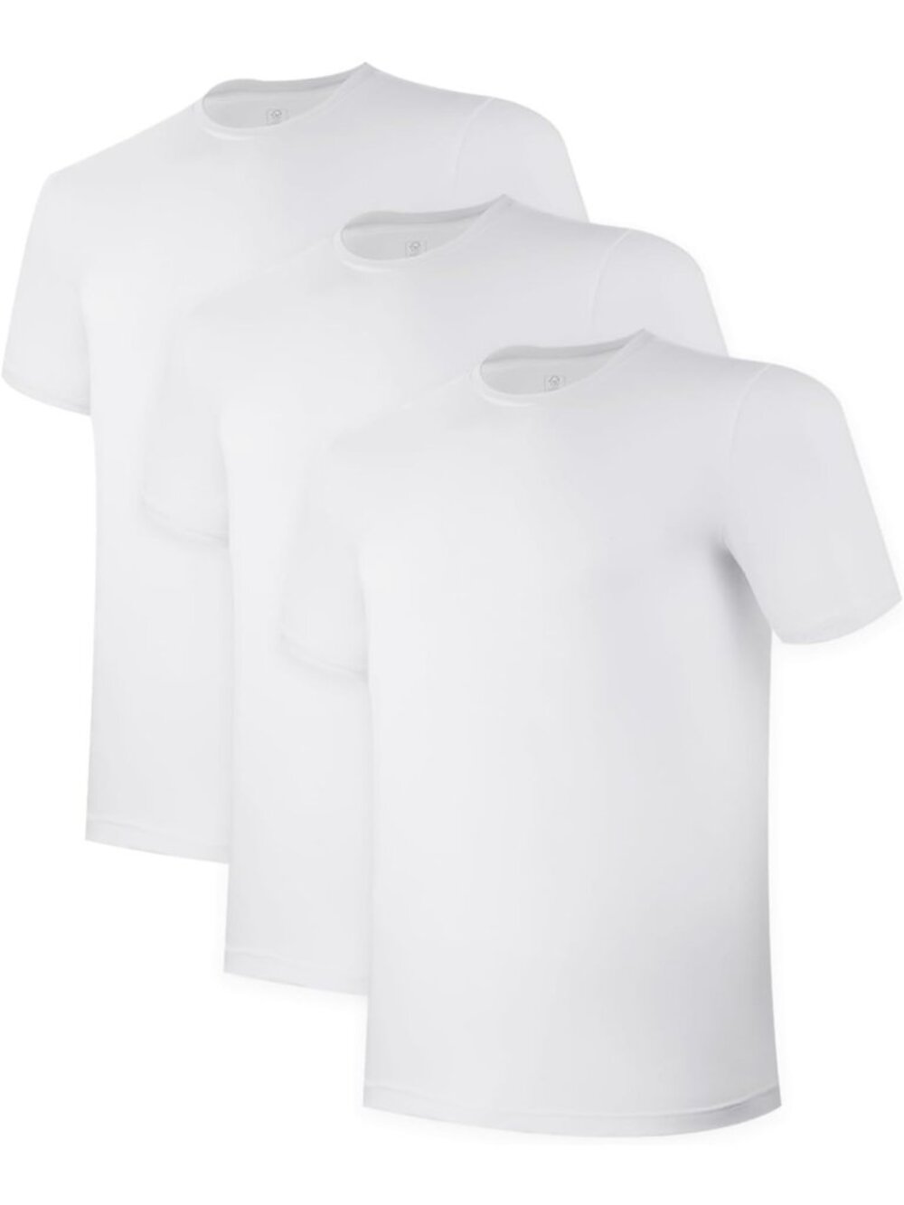 Soft Bamboo Cool Men's Undershirts Pack - Moisture-Wicking T-Shirts for Comfort